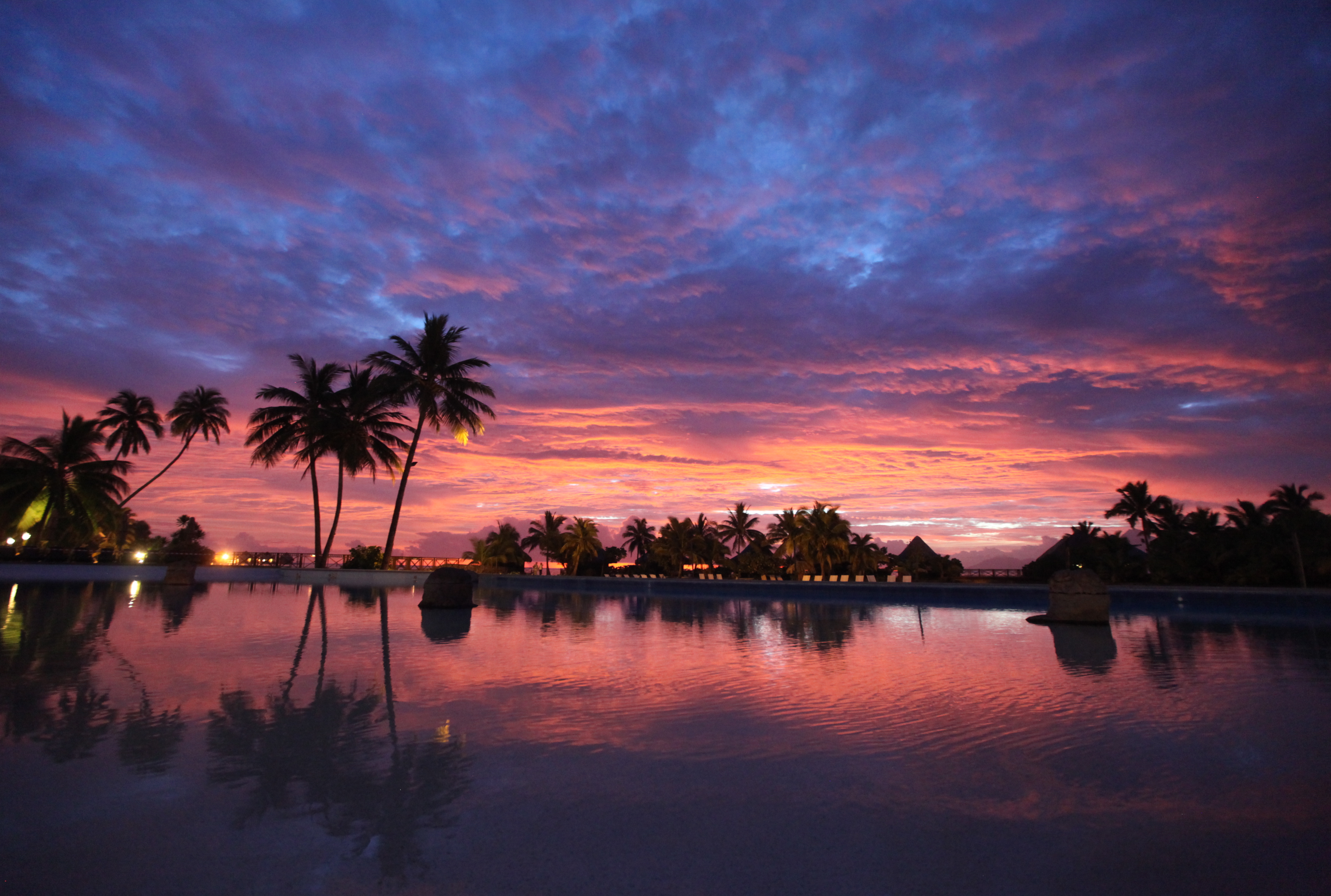 bora bora beach sunset free wallpaper hd download