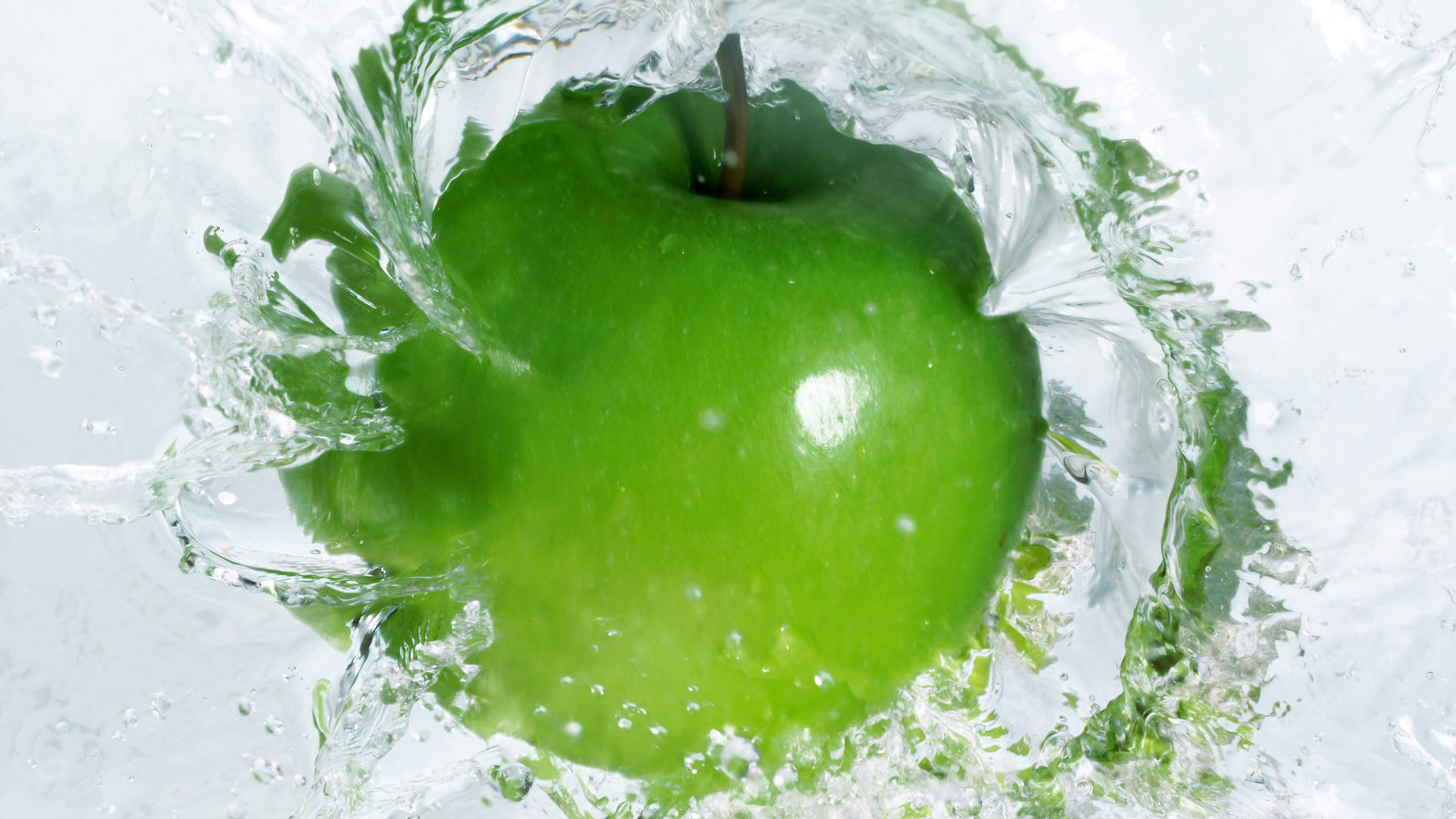hd green apple fruits skull wallpaper dowload