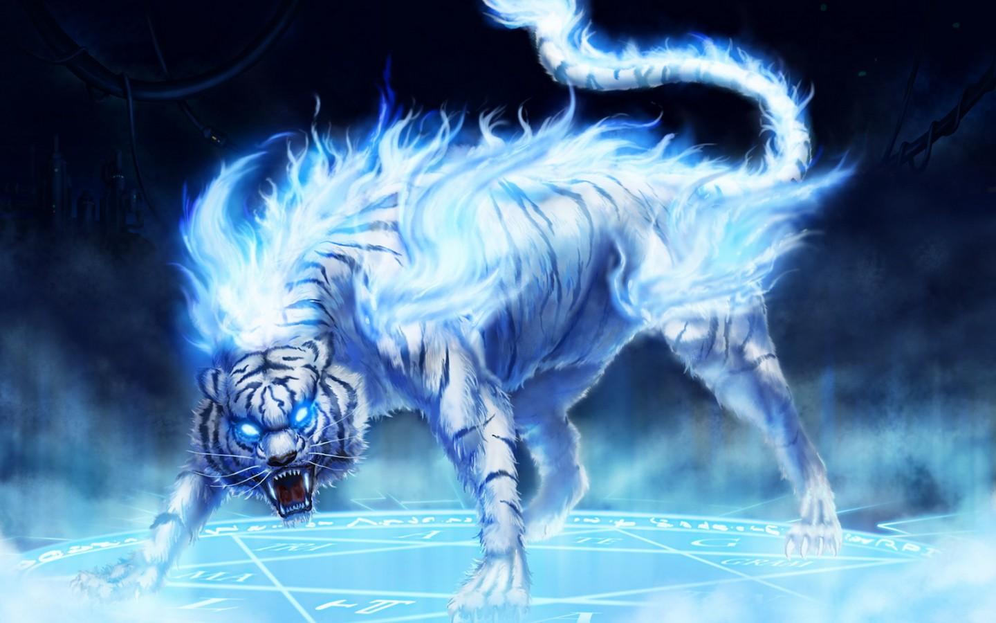 blue tiger wallpaper dowload