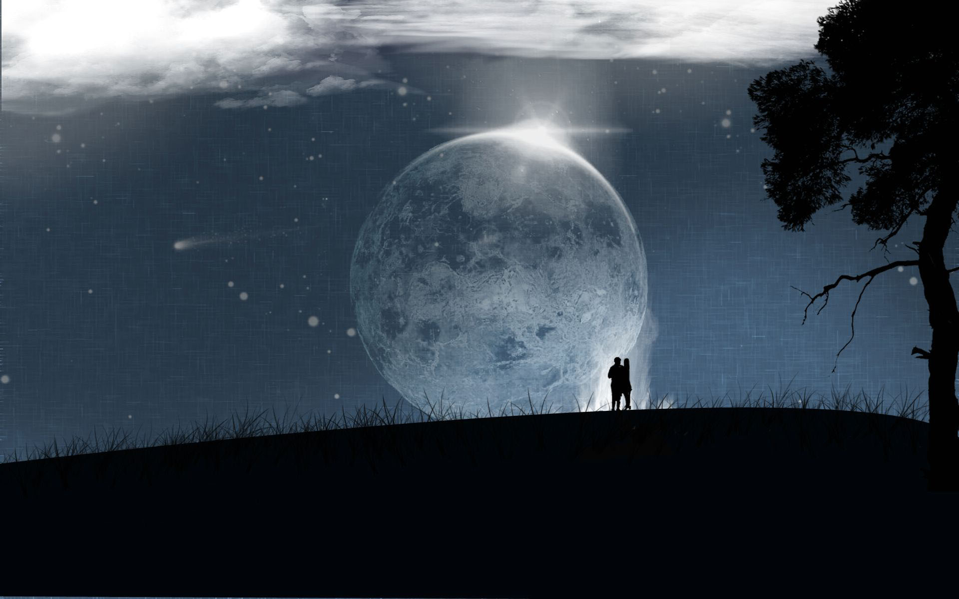desktop beautiful full moon images dowload