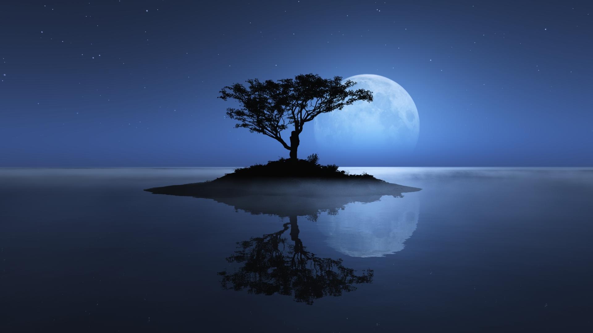 desktop full moon photo dowload