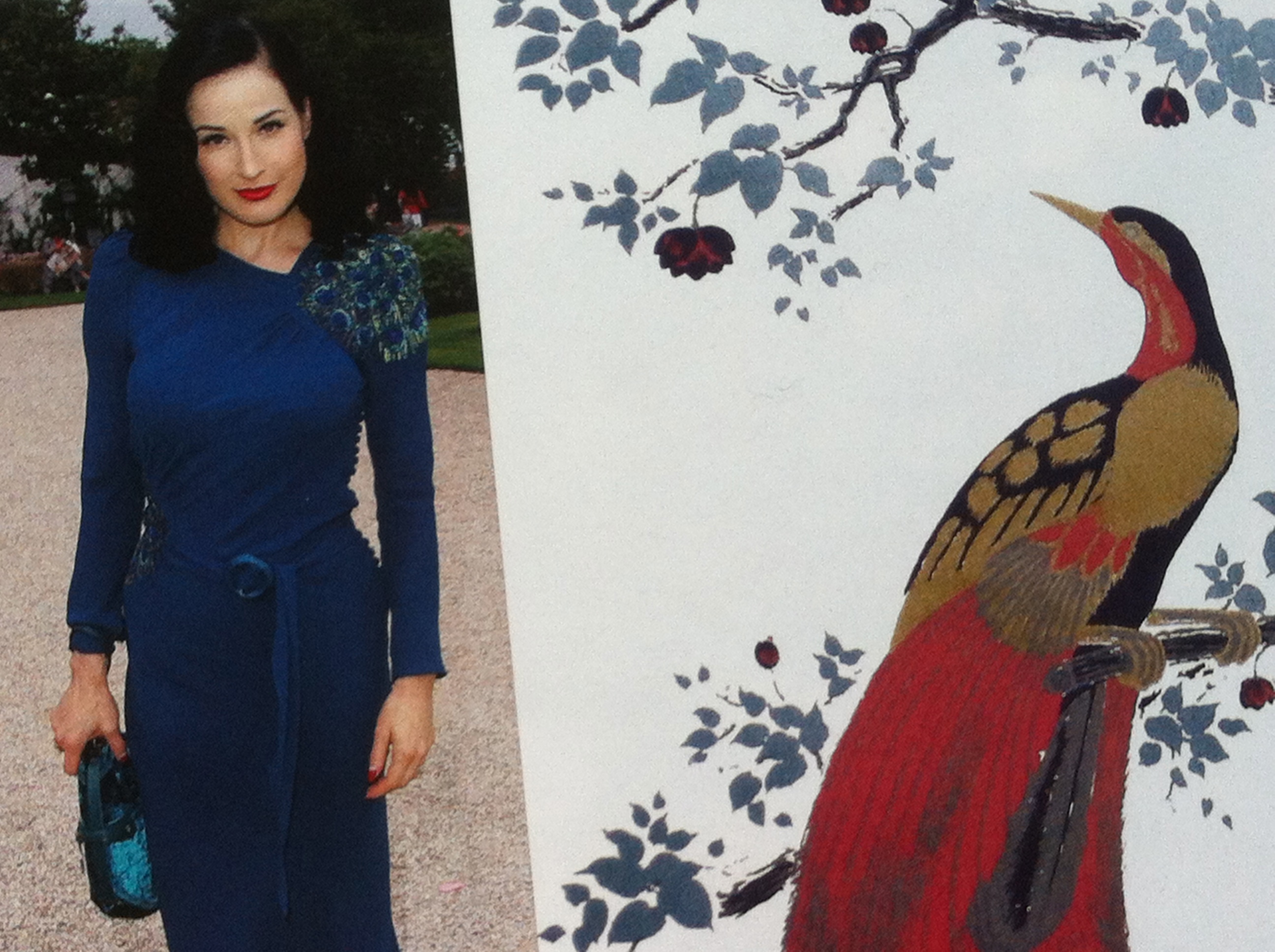 florence broadhurst peacock wallpaper