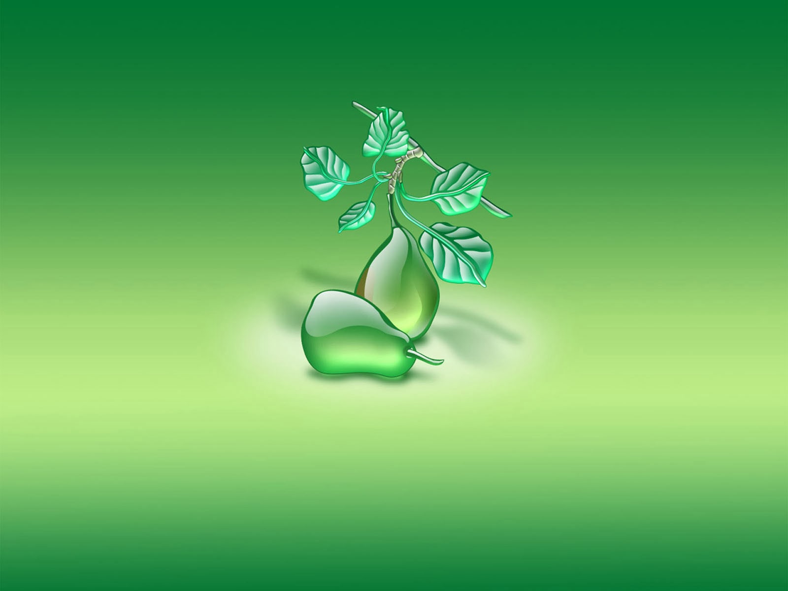 glass green apple fruitss wallpaper dowload