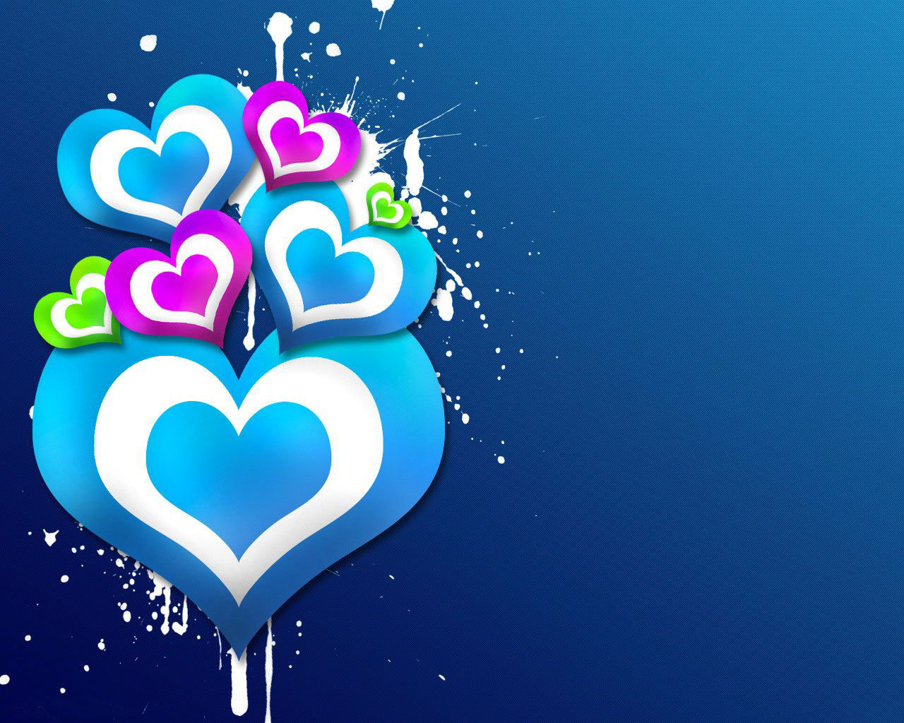 beautiful love hearts wallpaper for desktops