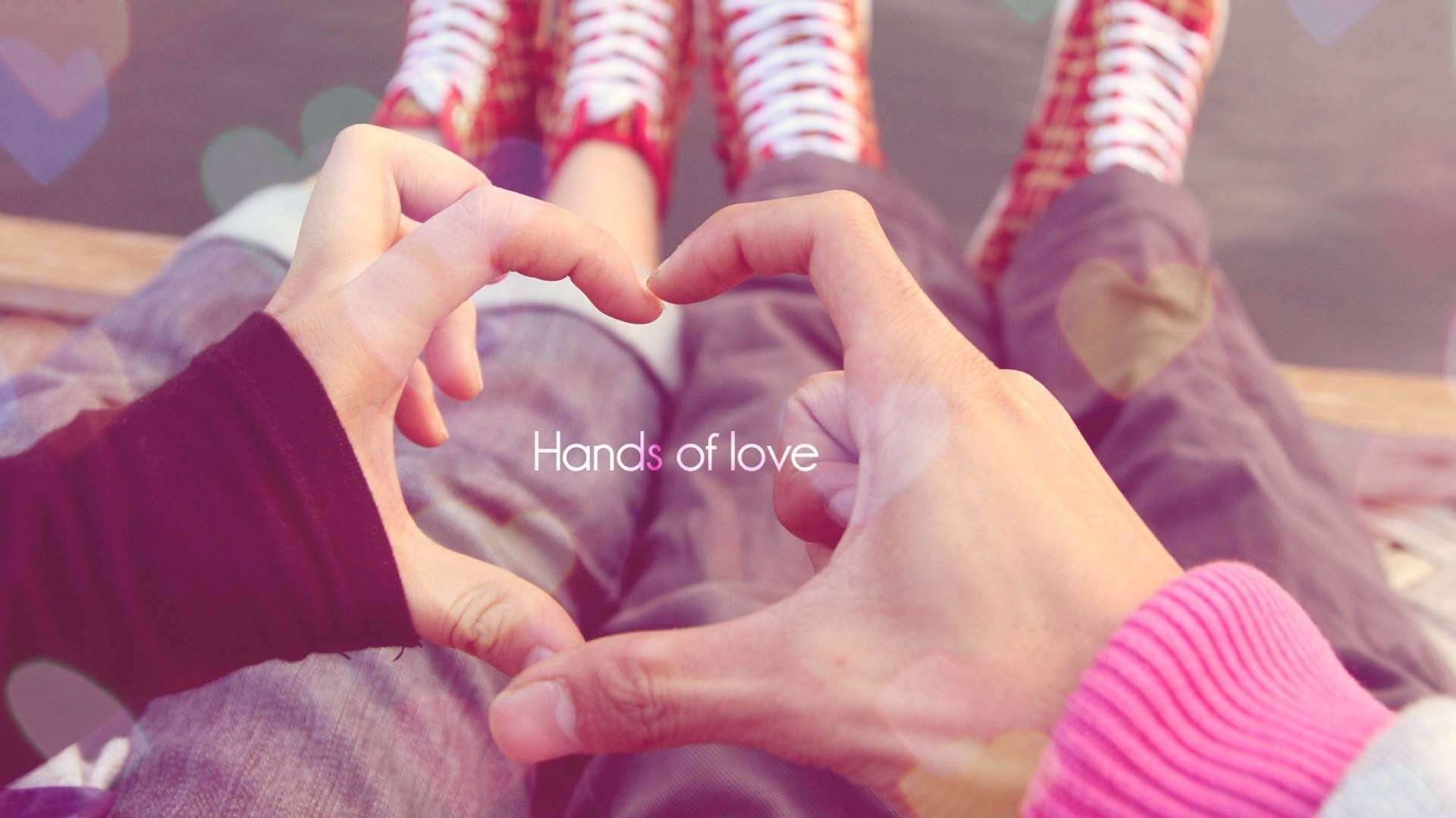 hands of love 1080p hd wallpaper