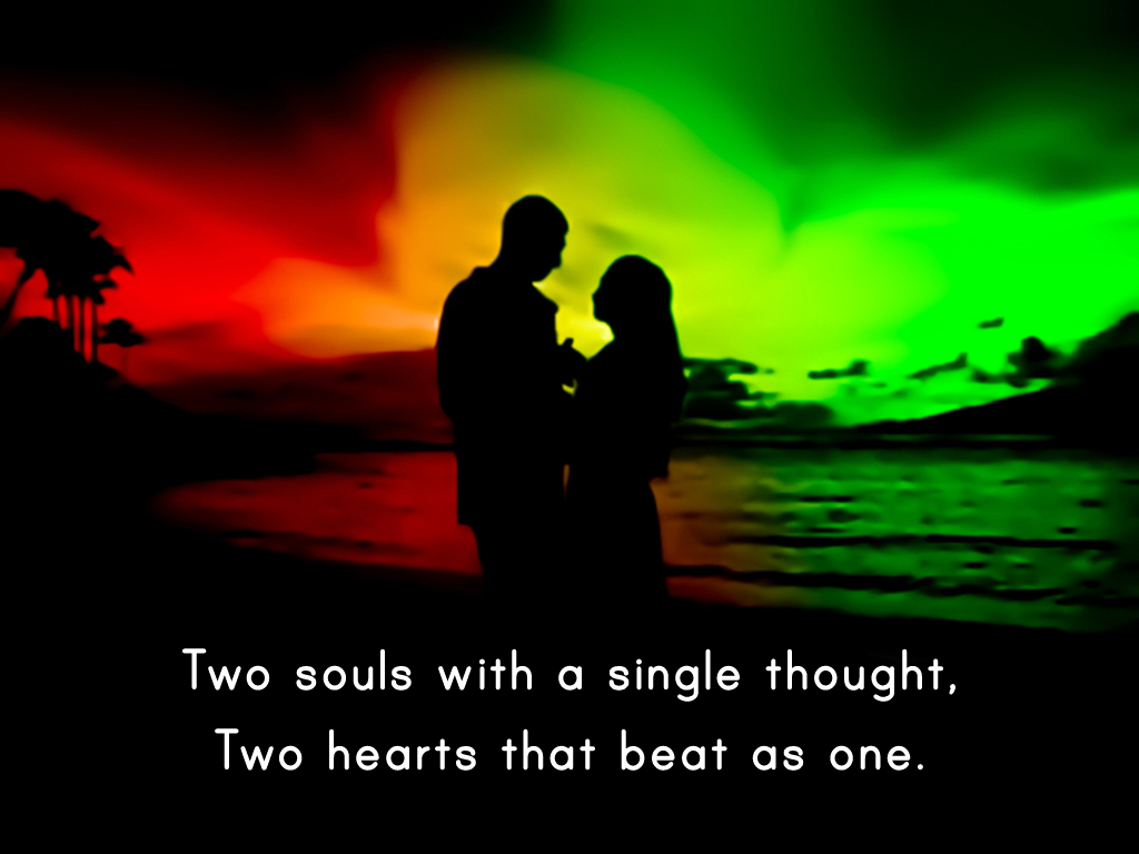 two souls with a single thought hd love wallpaper