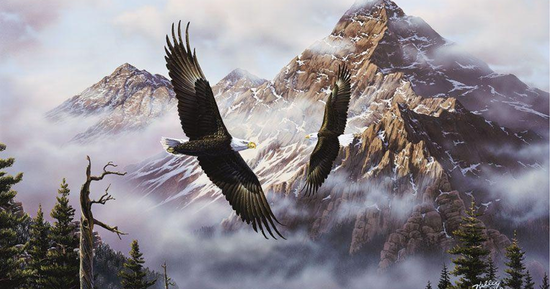 mobile desktop background american eagle and flag pictures